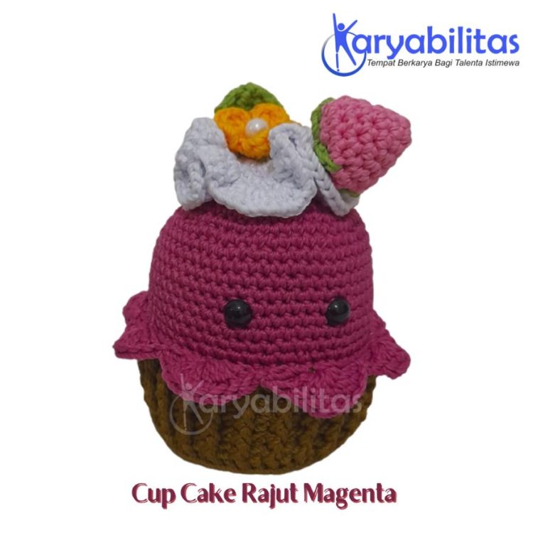 Cupcake Rajut Imut Hasil Karya Disabilitas